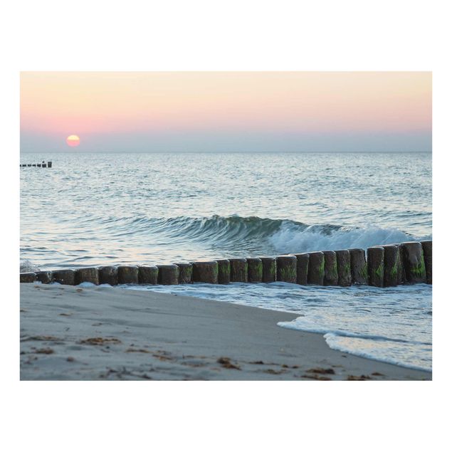 Bilder für die Wand Sonnenuntergang am Meer