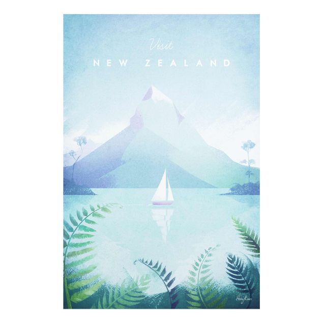 Henry Rivers Bilder Reiseposter - Neuseeland