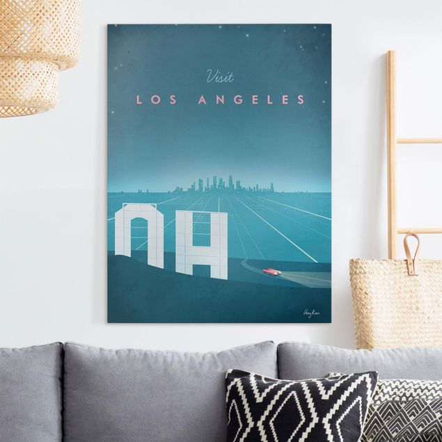 Leinwand Bilder XXL Reiseposter - Los Angeles