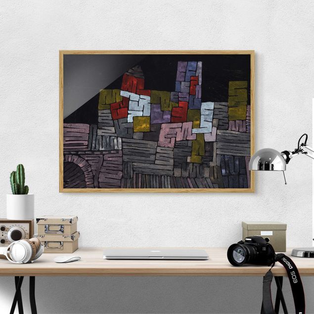 Abstrakte Kunst Bilder Paul Klee - Altes Gemäuer