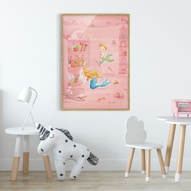 Schöne Wandbilder Matilda die kleine Meerjungfrau - Matilda hat einen Plan