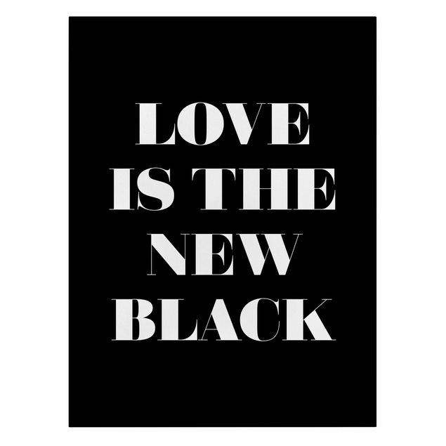 Wandbilder Love is the new black
