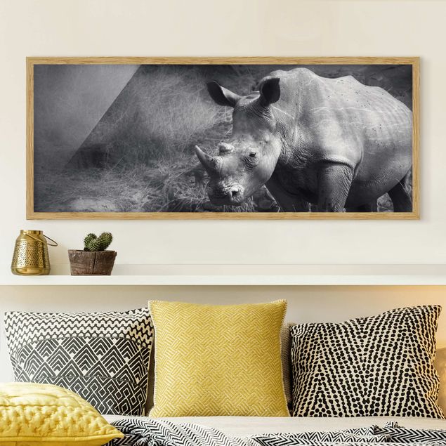 Wandbilder Lonesome Rhinoceros