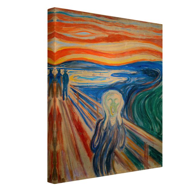 Leinwandbild - Edvard Munch - Der Schrei - Hochformat 4:3
