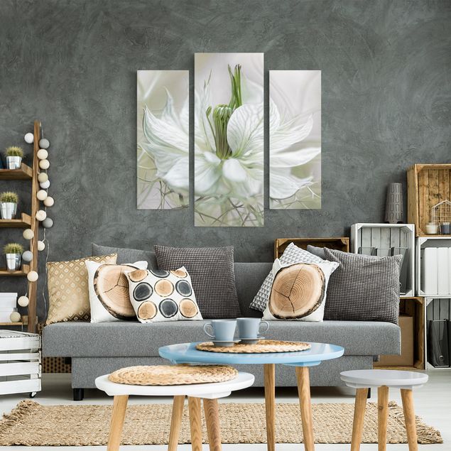 Leinwandbilder Wohnzimmer modern Weiße Nigella