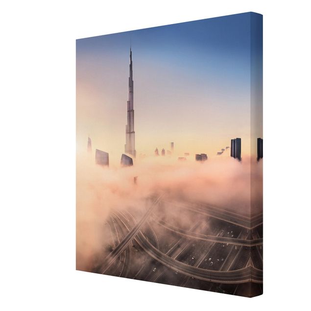 Bilder auf Leinwand Himmlische Skyline von Dubai