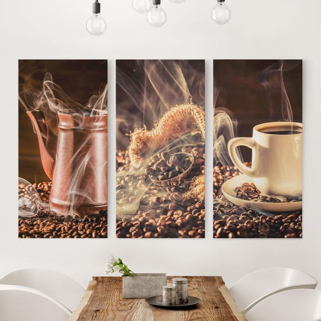 Wandbilder XXL Kaffee - Dampf