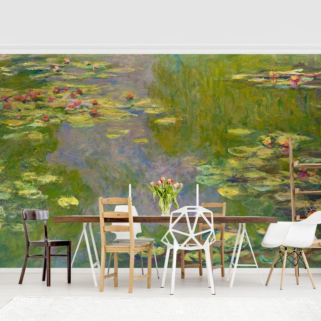 Tapeten modern Claude Monet - Grüne Seerosen