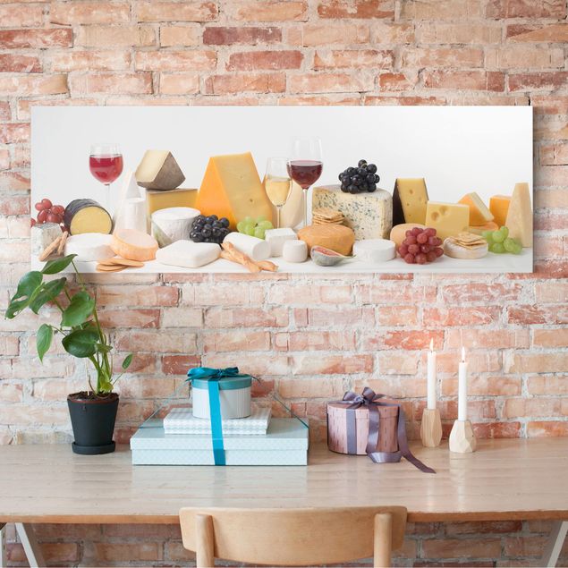 Schöne Wandbilder Käse-Variationen
