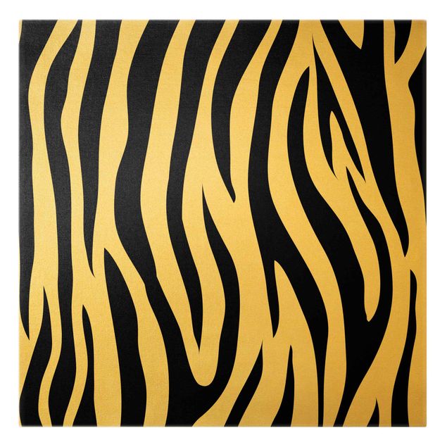 Wandbilder Wohnzimmer modern Zebra Print