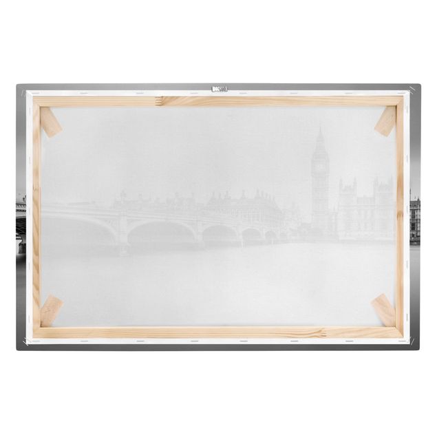 Schöne Leinwandbilder Westminster Brücke und Big Ben