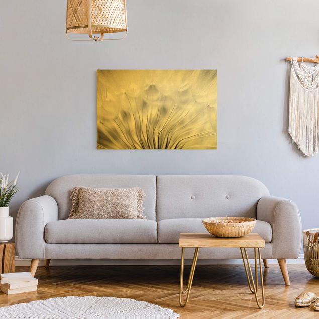 Leinwandbilder Wohnzimmer modern Traumhafte Pusteblume Schwarz-Weiß