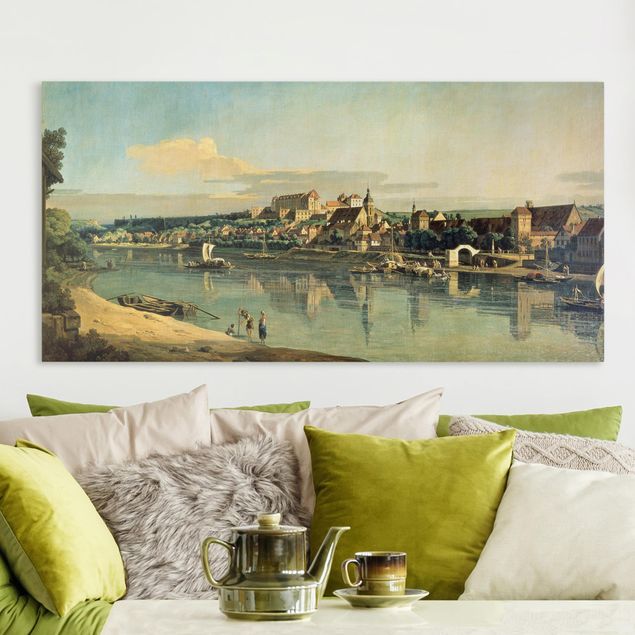 Wandbilder XXL Bernardo Bellotto - Blick auf Pirna