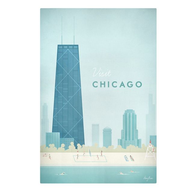 Henry Rivers Bilder Reiseposter - Chicago