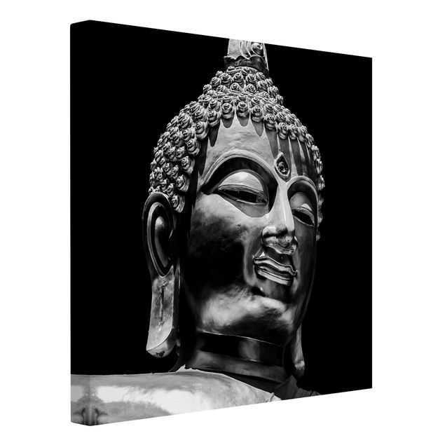 Buddha Leinwandbilder Buddha Statue Gesicht