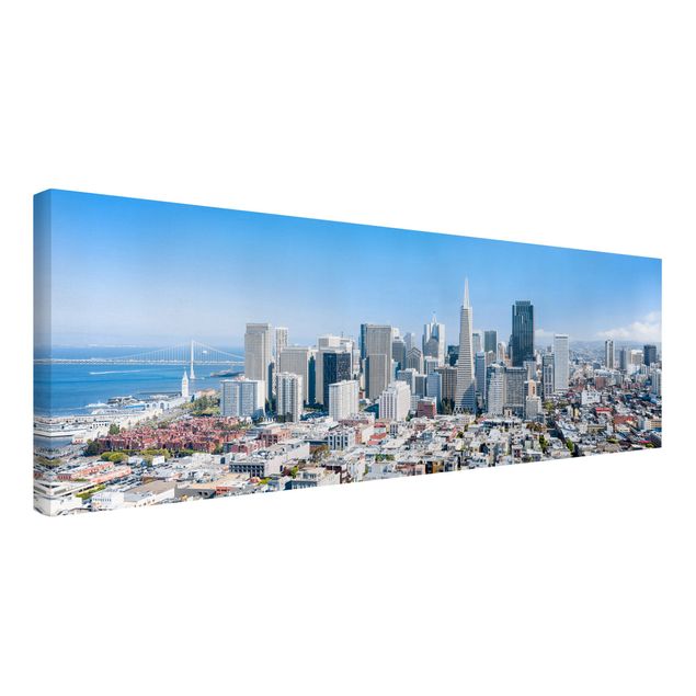 Leinwandbilder Wohnzimmer modern San Francisco Skyline