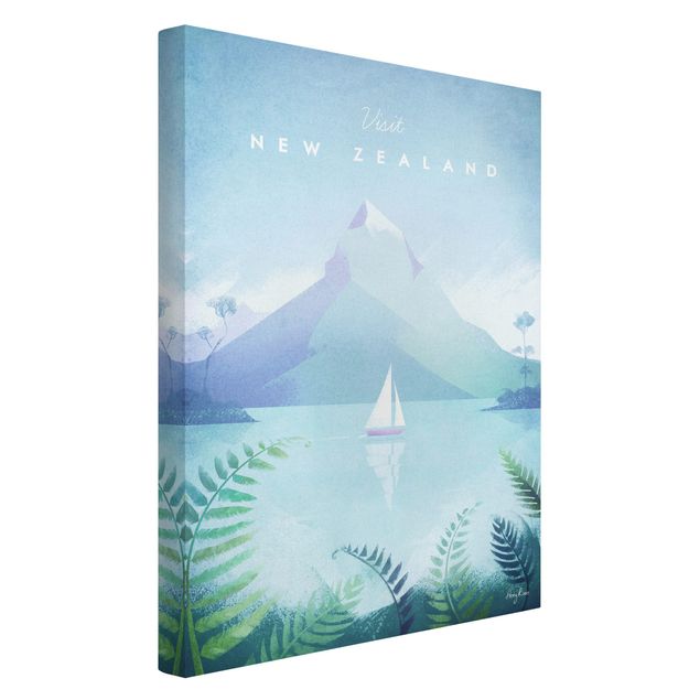 Leinwandbilder Natur Reiseposter - Neuseeland