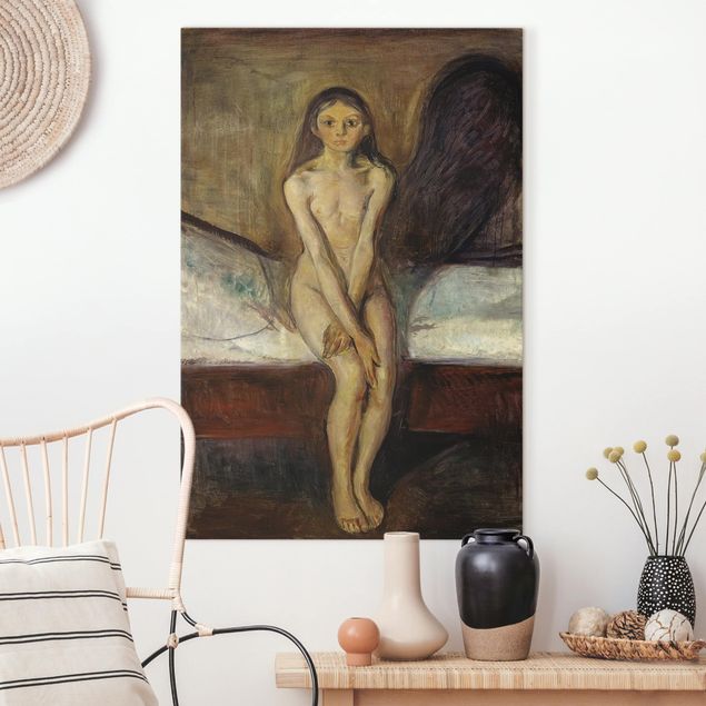 Leinwand Bilder XXL Edvard Munch - Pubertät