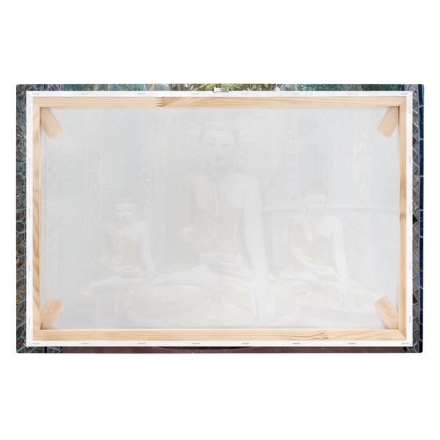 Bilder auf Leinwand Buddha Statuen