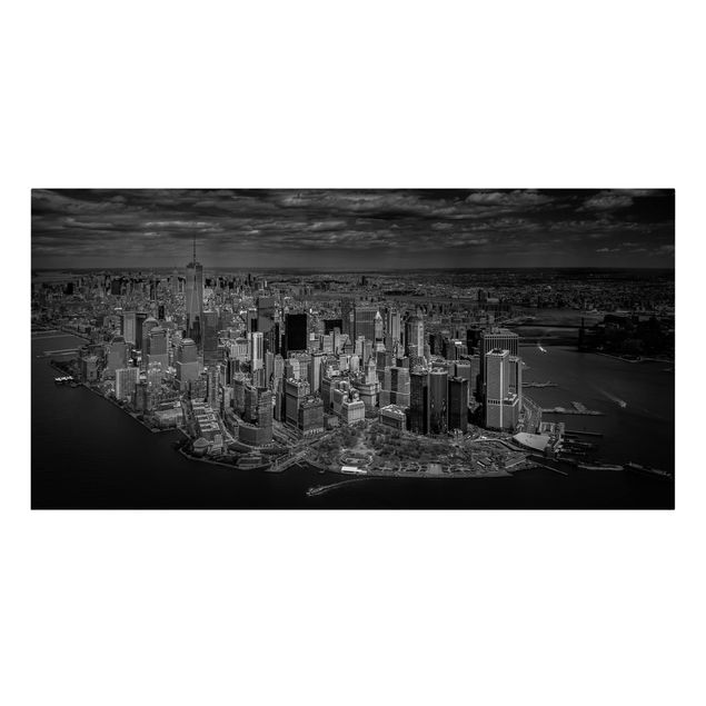 Leinwandbilder Wohnzimmer modern New York - Manhattan aus der Luft
