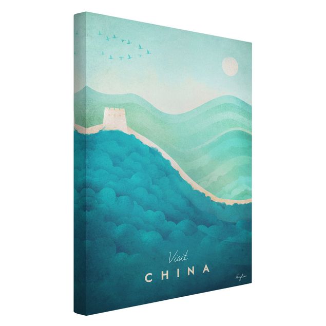 Leinwandbilder Skyline Reiseposter - China