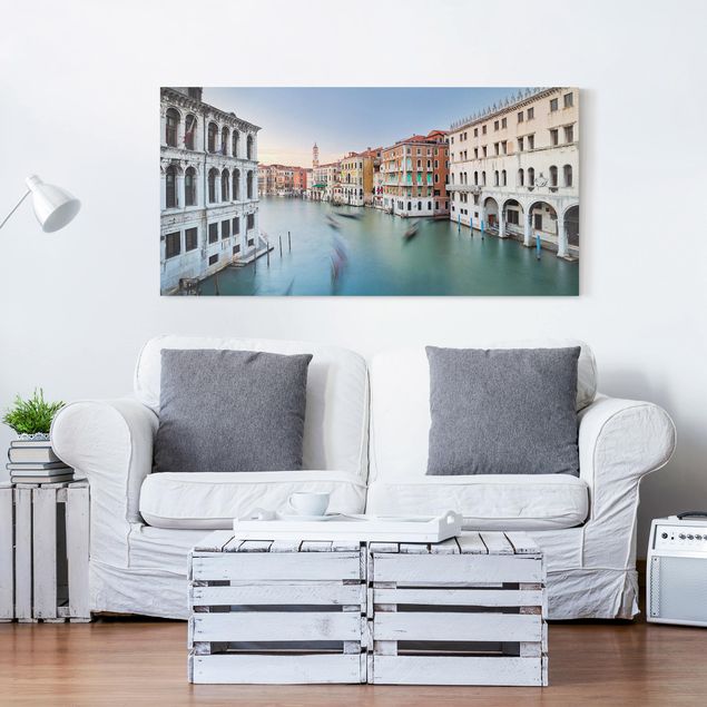 Wandbilder Skyline Canale Grande Blick von der Rialtobrücke Venedig