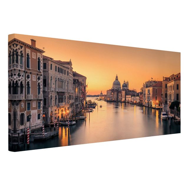 Leinwandbilder Wohnzimmer modern Goldenes Venedig