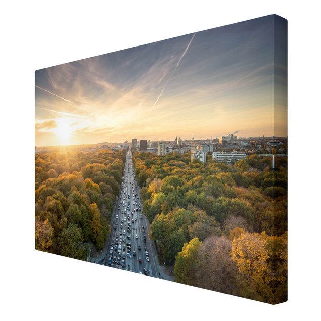 Leinwandbilder Skyline Berlin im Herbst
