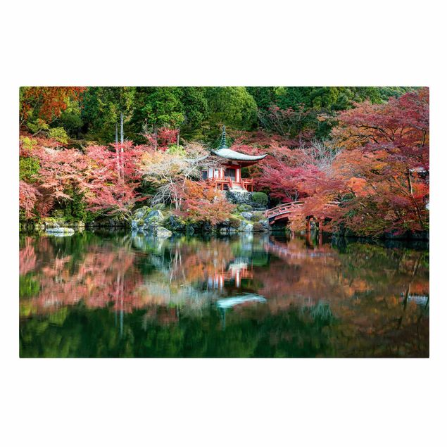 Leinwandbilder Wohnzimmer modern Daigo ji Tempel im Herbst