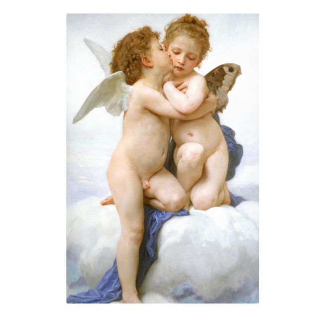 Schöne Wandbilder William Adolphe Bouguereau - Der erste Kuss