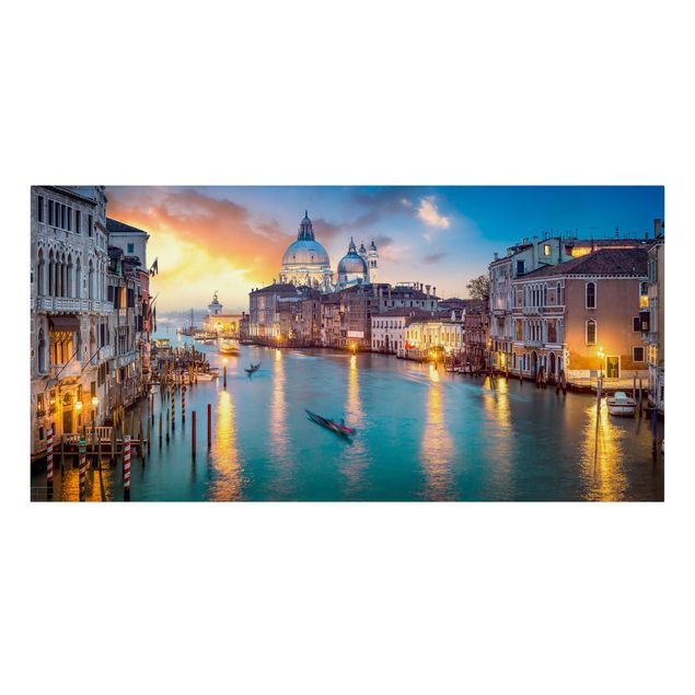 Leinwandbilder Landschaft Sunset in Venice