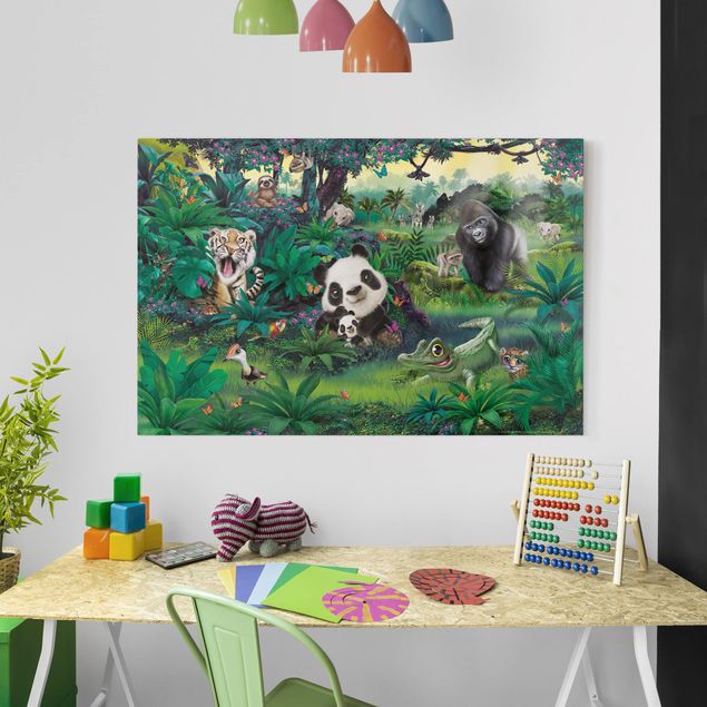 Wandbilder Tiere Animal Club International - Dschungel mit Tieren