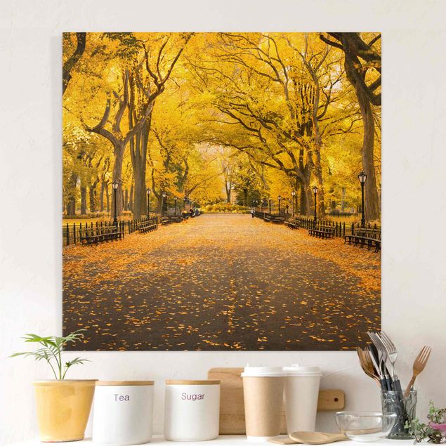 Wandbilder XXL Herbst im Central Park