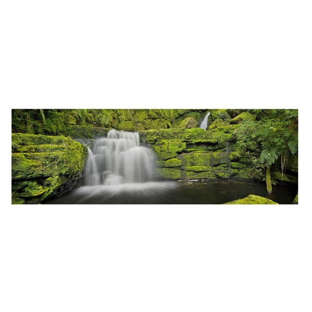 Bilder für die Wand Lower McLean Falls in Neuseeland