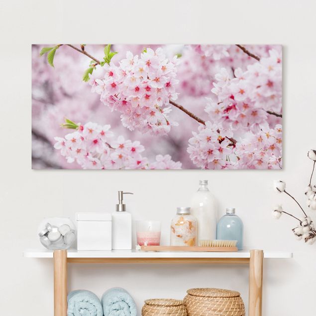 Leinwandbilder XXL Japanische Kirschblüten