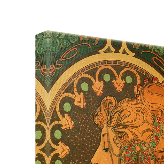 Schöne Wandbilder Alfons Mucha - Die Feder