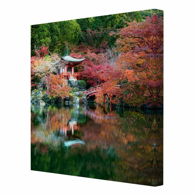 Bilder für die Wand Daigo ji Tempel im Herbst