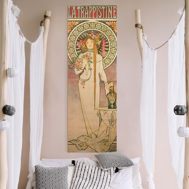 Bilder Jugendstil Alfons Mucha - Werbeplakat für La Trappistine