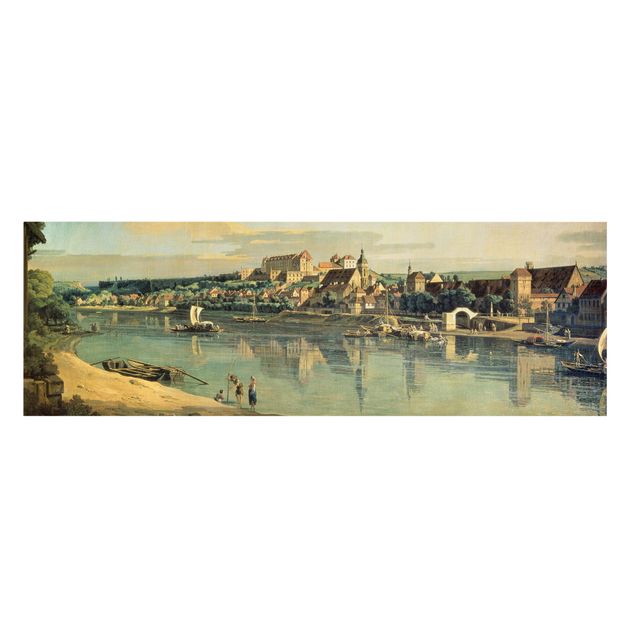 Leinwandbilder Landschaft Bernardo Bellotto - Blick auf Pirna