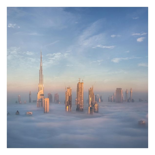 Wandbilder Dubai über den Wolken