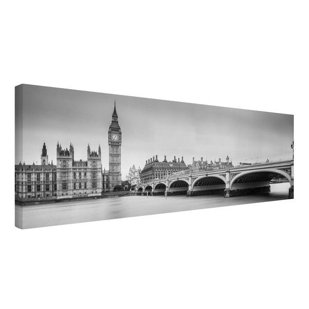 Wandbilder Skyline Westminster Brücke und Big Ben