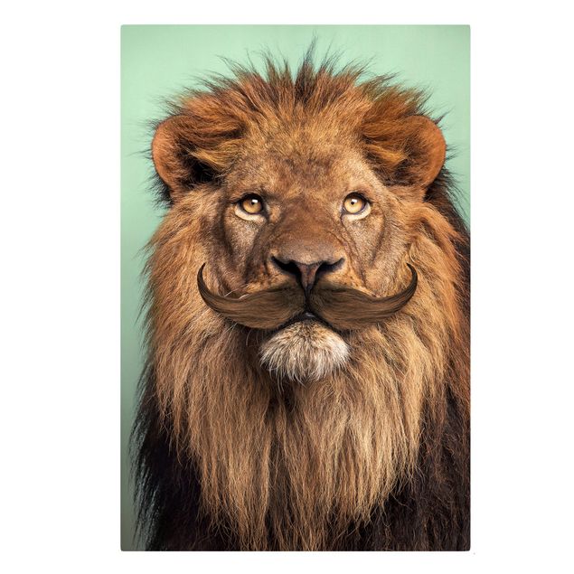 Wandbilder Tiere Löwe mit Bart