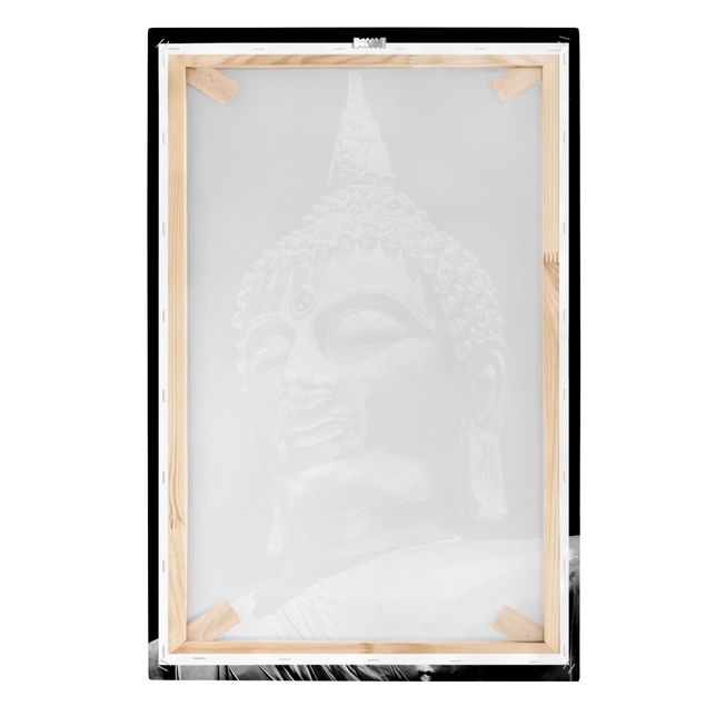 Schöne Leinwandbilder Buddha Statue Gesicht