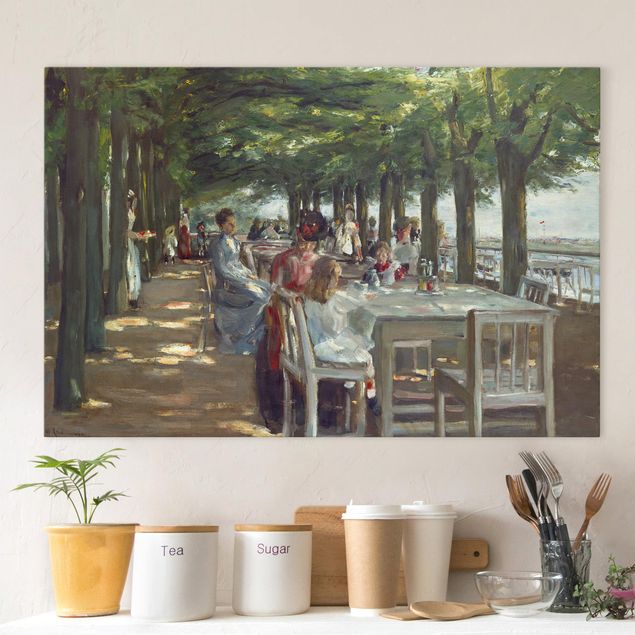 Wandbilder XXL Max Liebermann - Terrasse des Restaurants Jacob