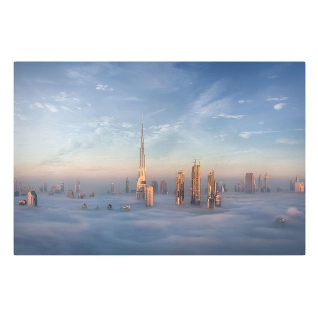 Schöne Wandbilder Dubai über den Wolken