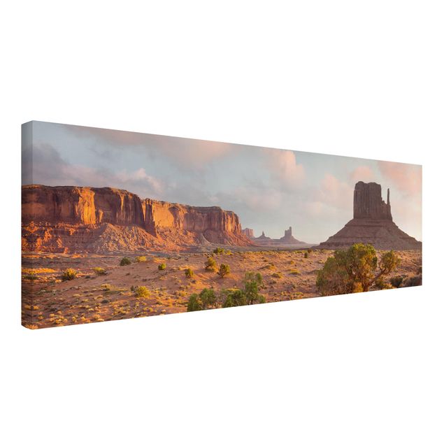 Moderne Leinwandbilder Wohnzimmer Monument Valley Navajo Tribal Park Arizona