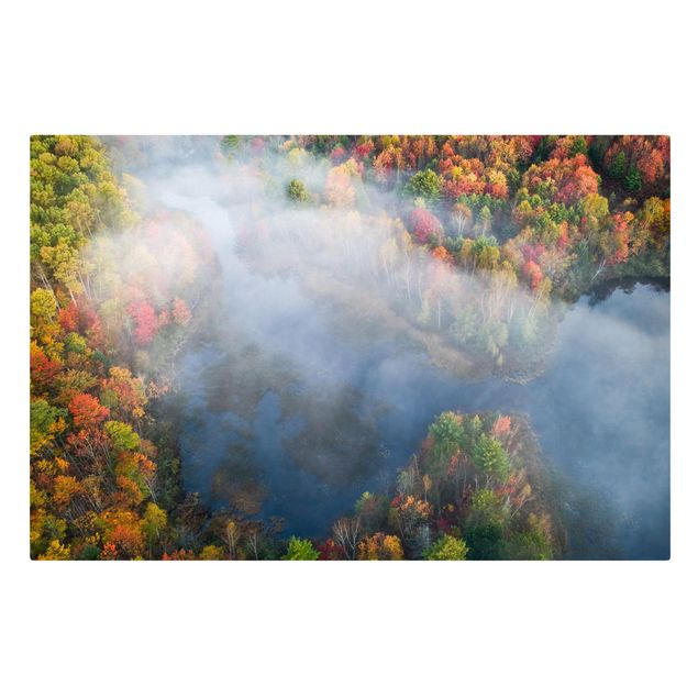 Schöne Wandbilder Luftbild - Herbst Symphonie
