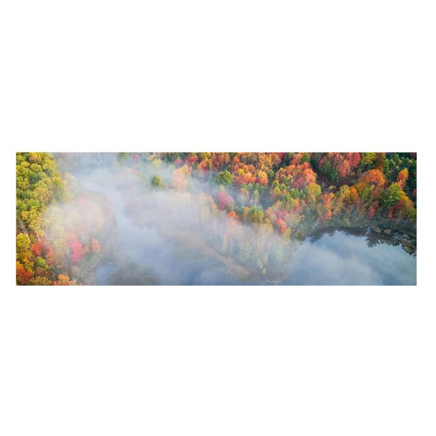 Bilder für die Wand Luftbild - Herbst Symphonie