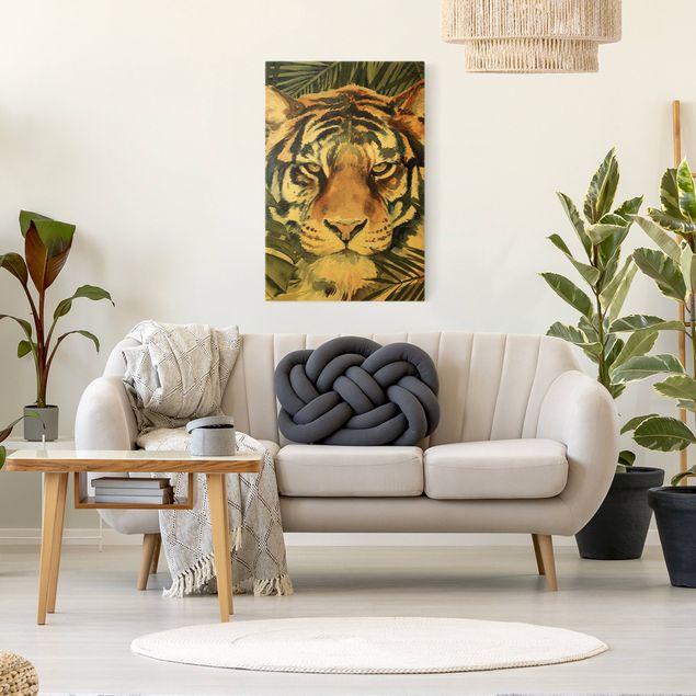 Wandbilder Tiere Tiger im Dschungel