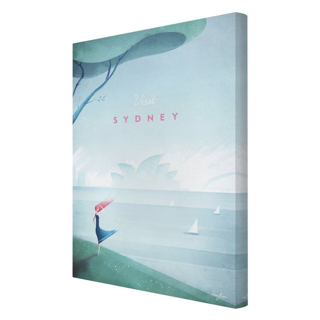 Kunstdrucke auf Leinwand Reiseposter - Sidney